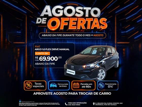 FIAT ARGO 1.0 FIREFLY FLEX DRIVE MANUAL FIAT ARGO 1.0 FIREFLY FLEX DRIVE MANUAL
